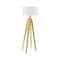 Mini Gold & White Modern Floor Lamp by Make Market®